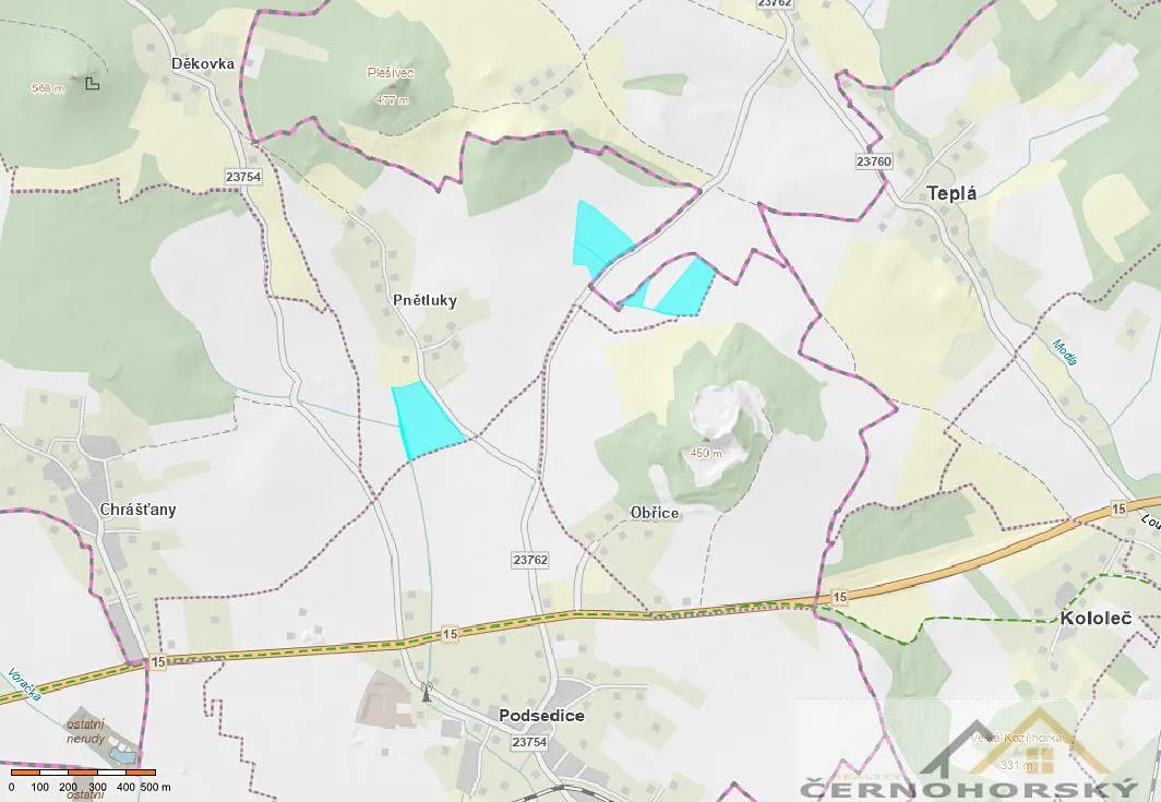 Prodej podílu 1/3 pole 32604 m²
